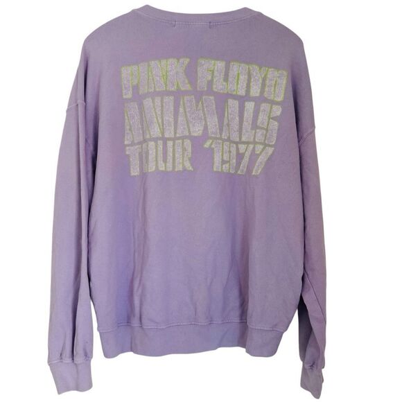 DAYDREAMER Pink Floyd Animals Tour '77 Crew In Distressed Lavender Size Small - Picture 4 of 7